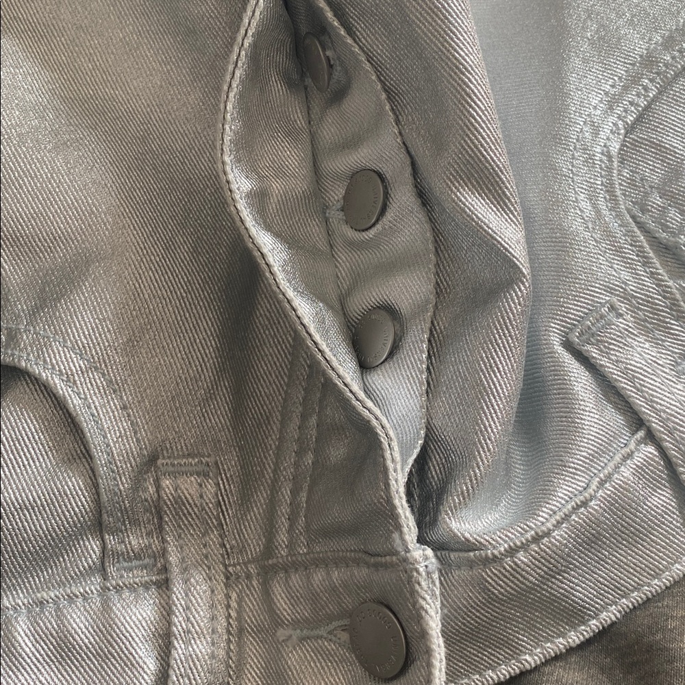 Universal thread size 8 silver metallic 90’s baggy jeans.pants - Picture 5 of 7